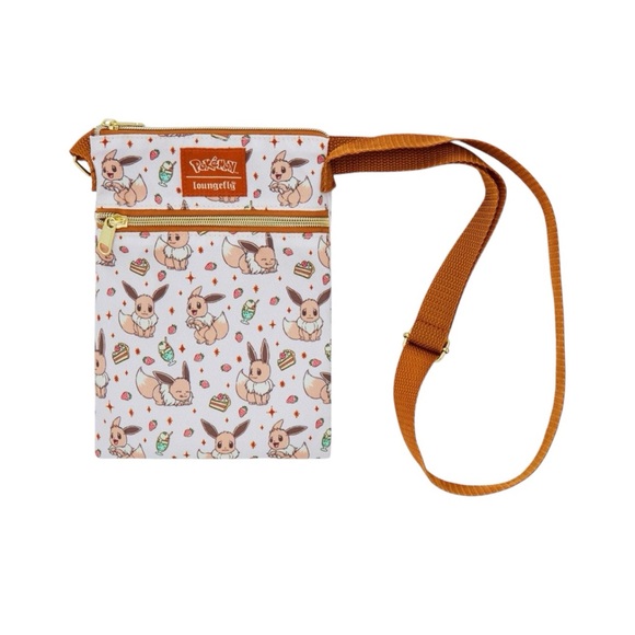 NEW Loungefly Pokemon Eevee Desserts Crossbody Bag Purse - Picture 1 of 2